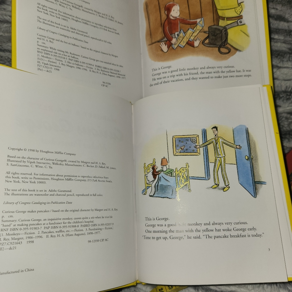 Curious George book - Picture 4 of 12